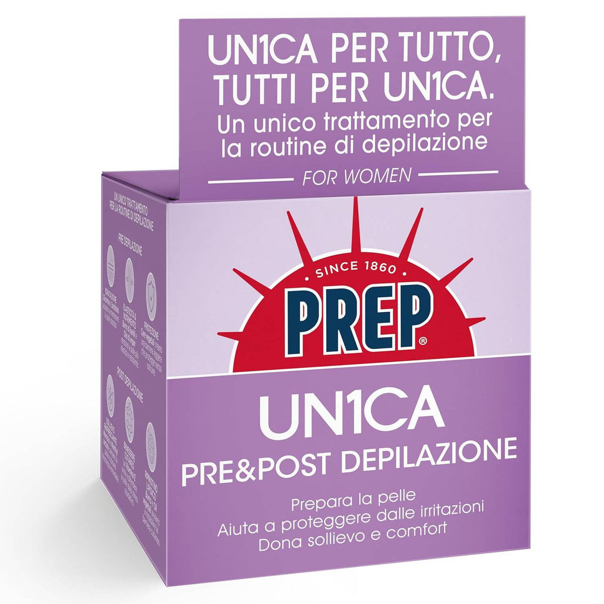 PREP UNICA PRE & POST DEPILAZIONE TRATTAMENTO LENITIVO E PROTETTIVO 75ml