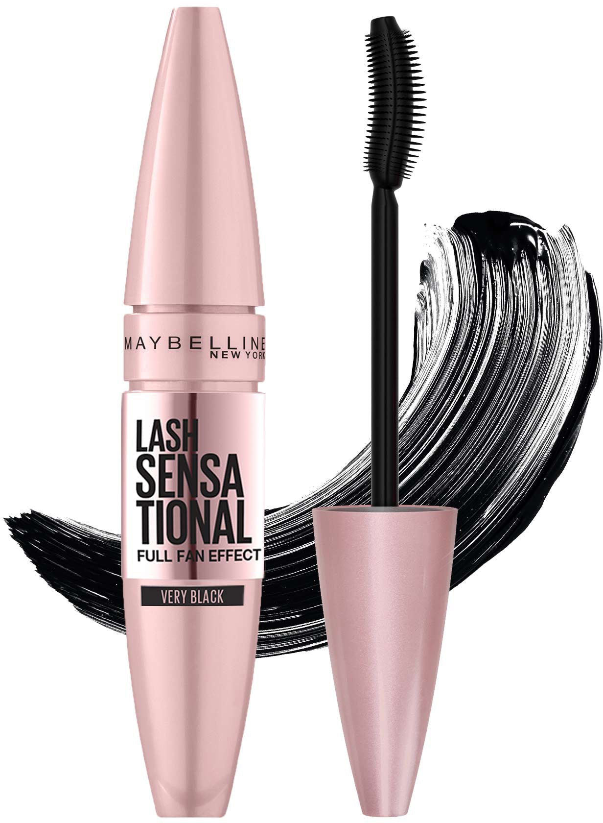 MAYBELLINE MASCARA LASH SENSATIONAL FULL FAN EFFECT VERY BLACK