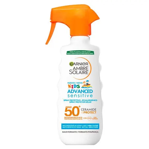 AMBRE SOLAIRE KIDS ADVANCED SENSITIVE GACHETTE SPF50+ 270ml