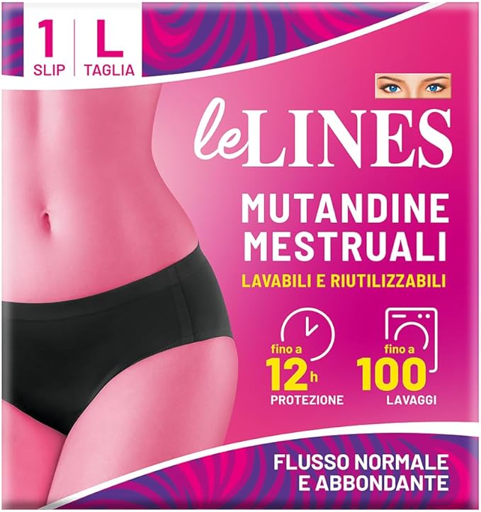 LE LINES MUTANDINE MESTRUALI Lavabili e Riutilizzabili