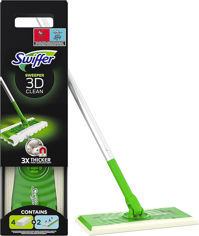 SWIFFER 3D CLEAN STARTER KIT DRY+WET