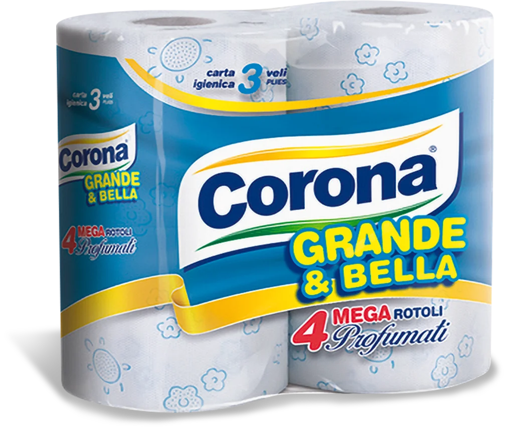 CORONA GRANDE & BELLA IGIENICA 4 rotoli
