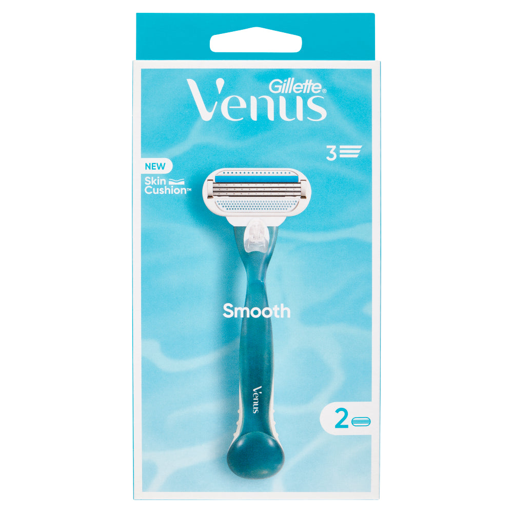 GILLETTE VENUS SMOOTH RASOIO + 2 RICARICHE