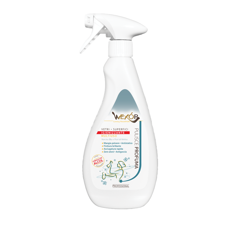 WEXOR PULISCE PROFUMA VETRI E SUPERFICI TRIGGER 750ml