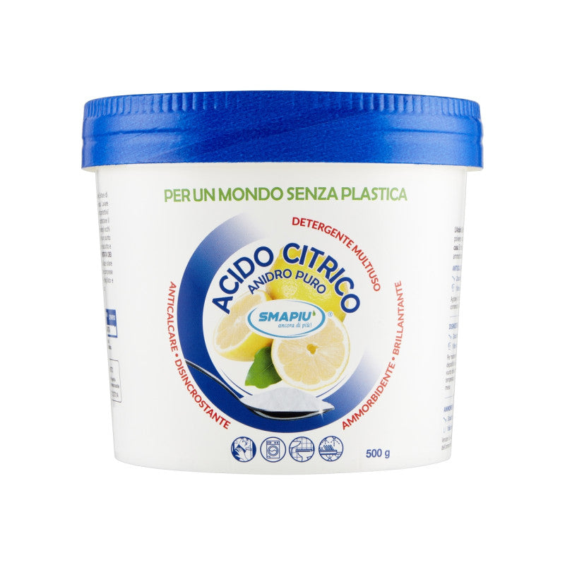 SMAPIU' ACIDO CITRICO ANIDRO PURO 500g