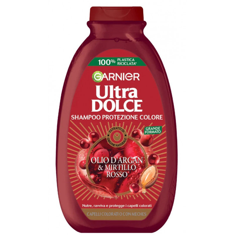 ULTRA DOLCE OLIO DI ARGAN & MIRTILLO ROSSO SHAMPOO 400ml