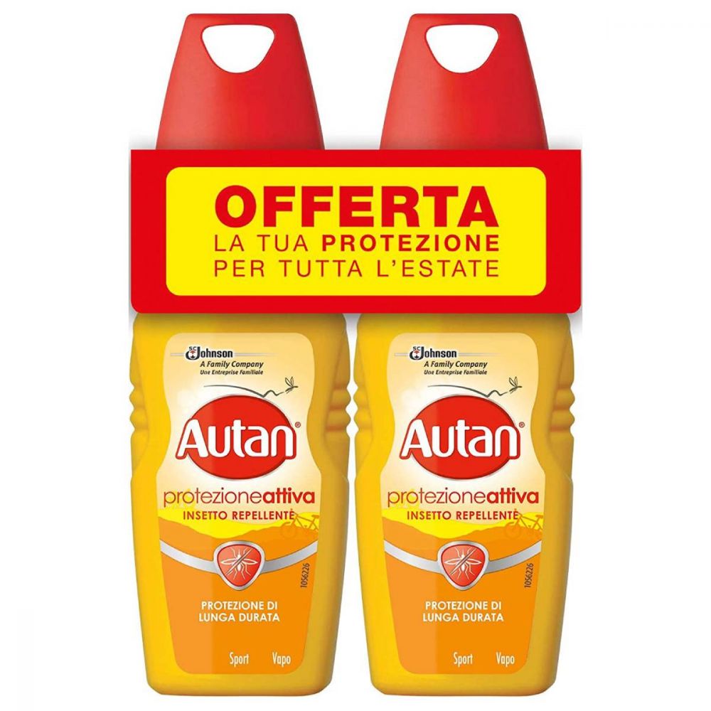 AUTAN ACTIVE INSETTO REPELLENTE VAPO BIPACCO DA 100ml