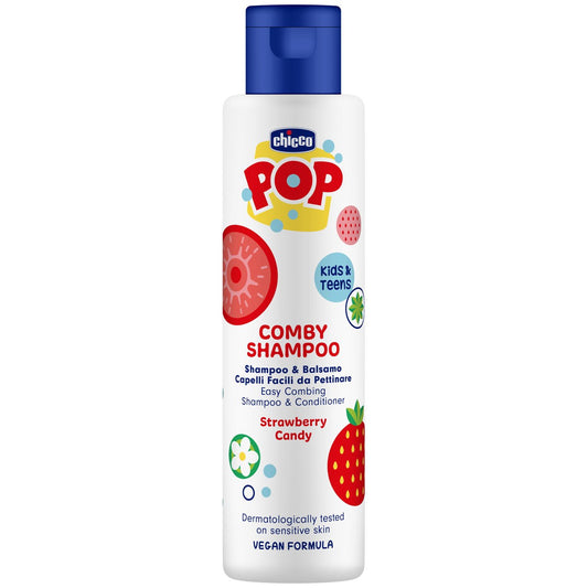 CHICCO POP SHAMPOO & BALSAMO STRAWBERRY CANDY (Fragola) 250ml