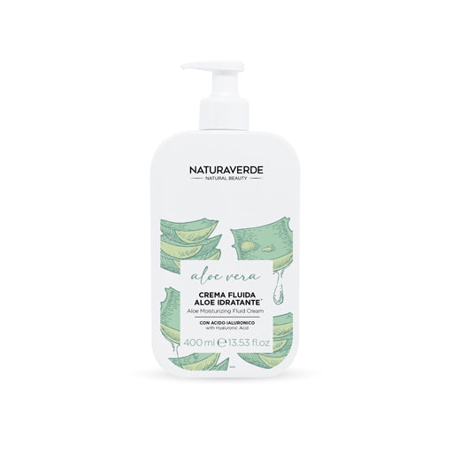 NATURAVERDE CREMA FLUIDA CORPO CON ACIDO IALURONICO 400ml