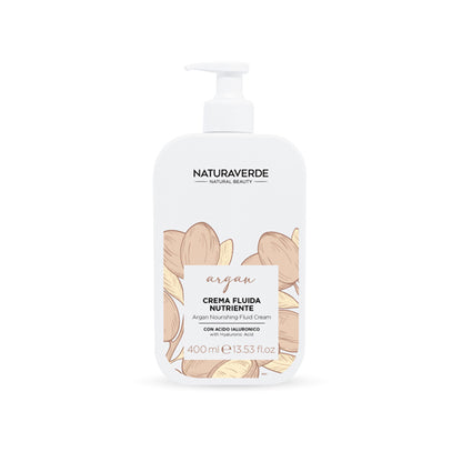 NATURAVERDE CREMA FLUIDA CORPO CON ACIDO IALURONICO 400ml