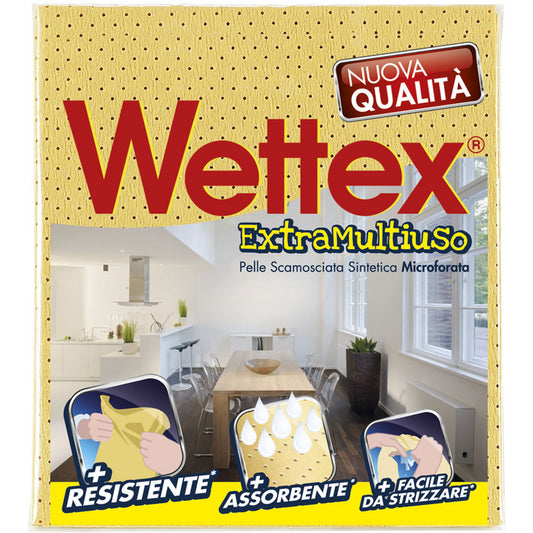 WETTEX EXTRA MULTIUSO PANNO PELLE MICROFORATO 35X40cm