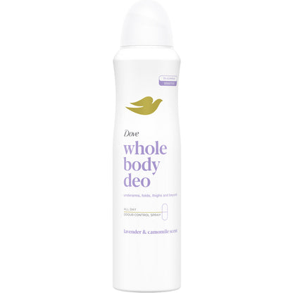 DOVE WHOLE BODY DEO LAVANDER & CAMOMILLE SCENT