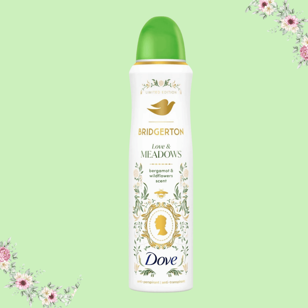 DOVE BRIDGERTON DEO SPRAY 150ml + SCRUB 225ml + LABELLO