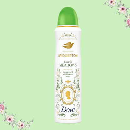 DOVE BRIDGERTON DEO SPRAY 150ml + SCRUB 225ml + LABELLO