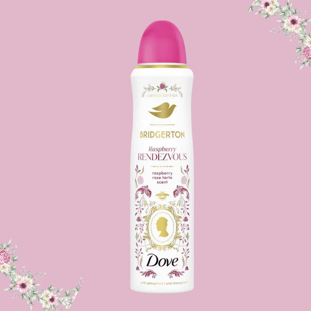 DOVE BRIDGERTON DEO SPRAY 150ml + SCRUB 225ml + LABELLO