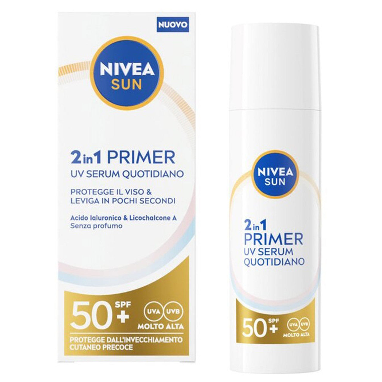 NIVEA SUN 2in1 PRIMER UV SIERO QUOTIDIANO SPF50+ 30ml