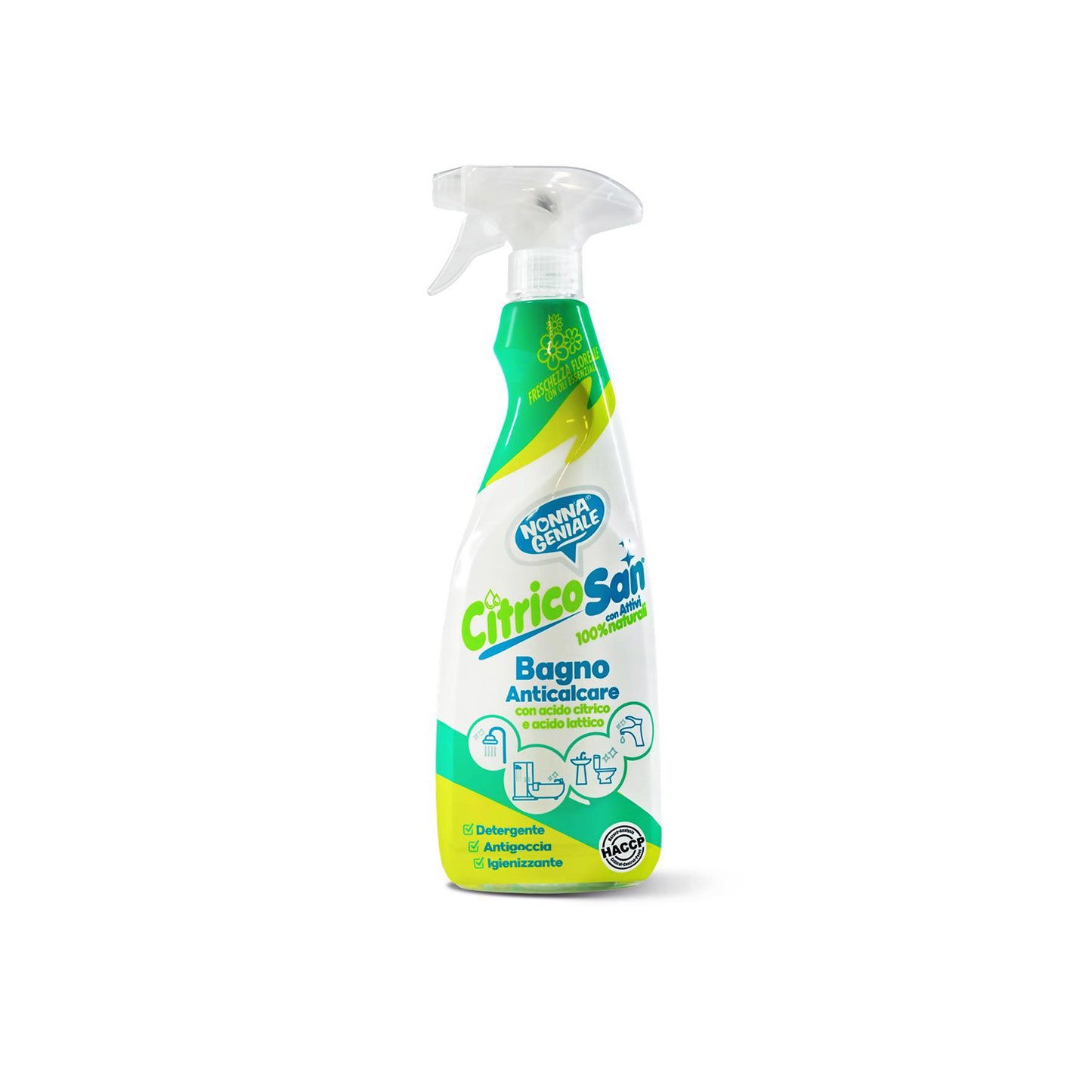 NONNA GENIALE CITRICOSAN BAGNO ANTICALCARE ACIDO CITRICO SPRAY 750ml