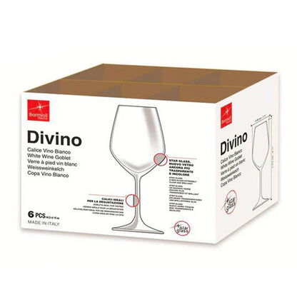 BORMIOLI CALICE DIVINO VINO BIANCO 44,5cl SET DA 6pezzi