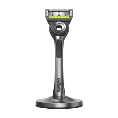 GILLETTE LABS RASOIO COMPLETO CON BARRA INTEGRATA SILVER