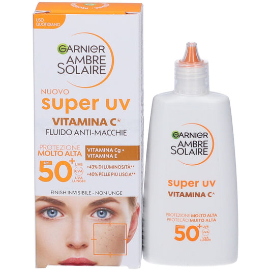 AMBRE SOLAIRE FLUIDO ANTI-MACCHIE VITAMINA C SPF50+ 40ml