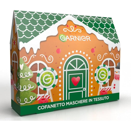 GARNIER COFANETTO MASCHERE IN TESSUTO CASETTA