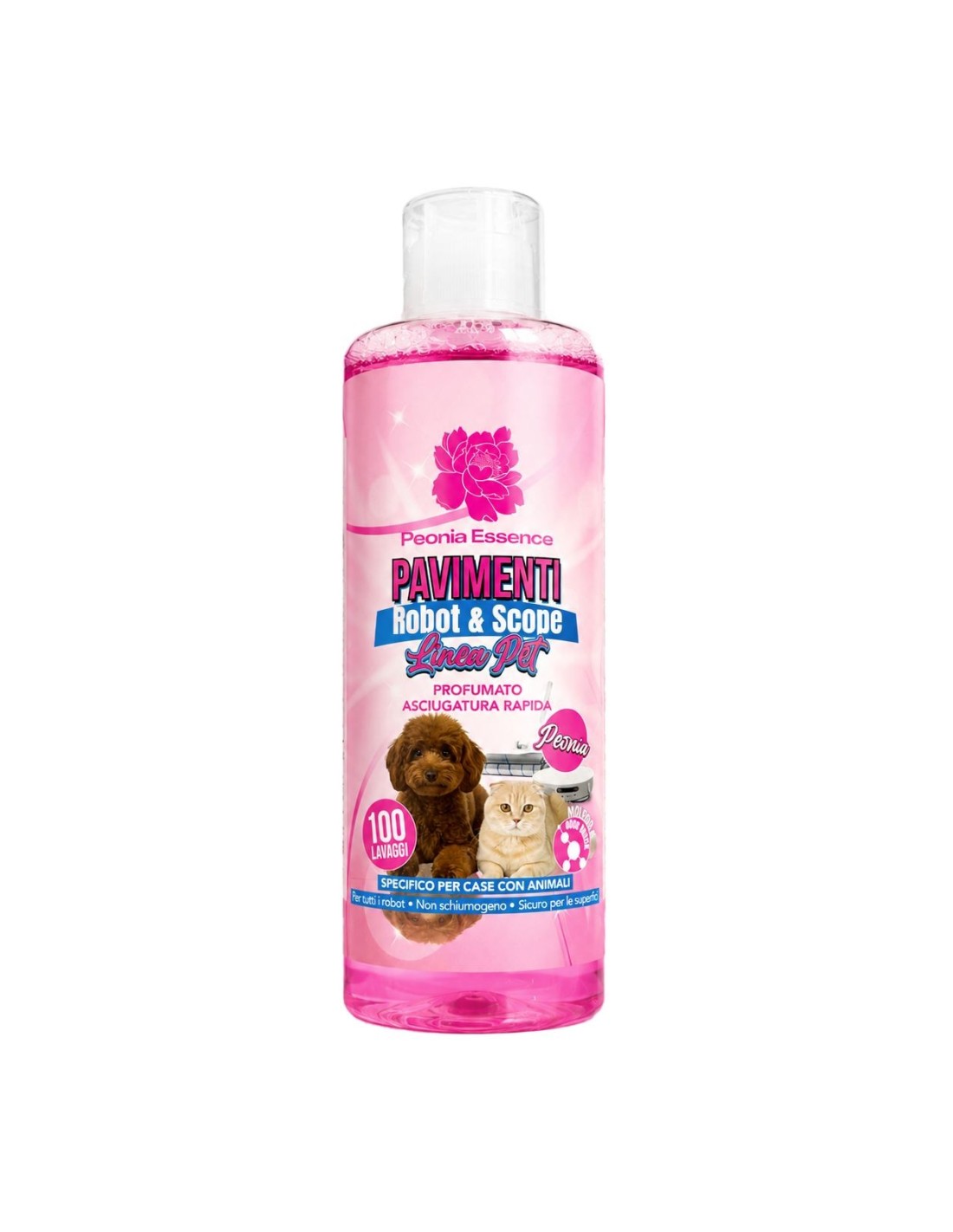 PEONIA ESSENCE PAVIMENTI ROBOT & SCOPE 500ml 100 LAVAGGI