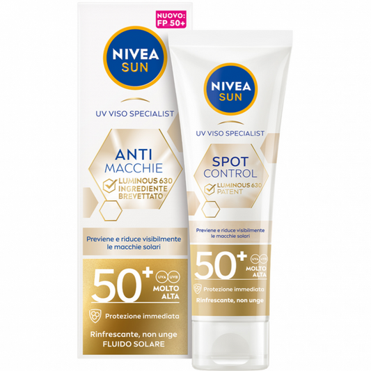 NIVEA SUN CREMA VISO SOLARE ANTI MACCHIE LUMINOUS SPF50+ 40ml