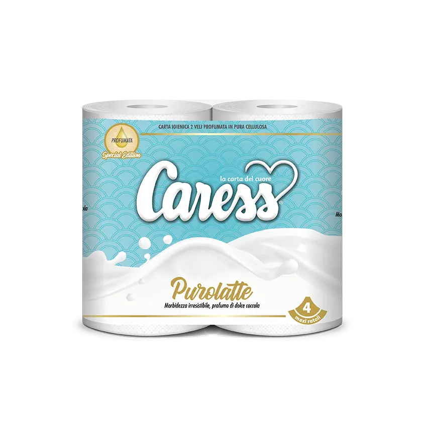 CARESS PUROLATTE IGIENICA 4 rotoli